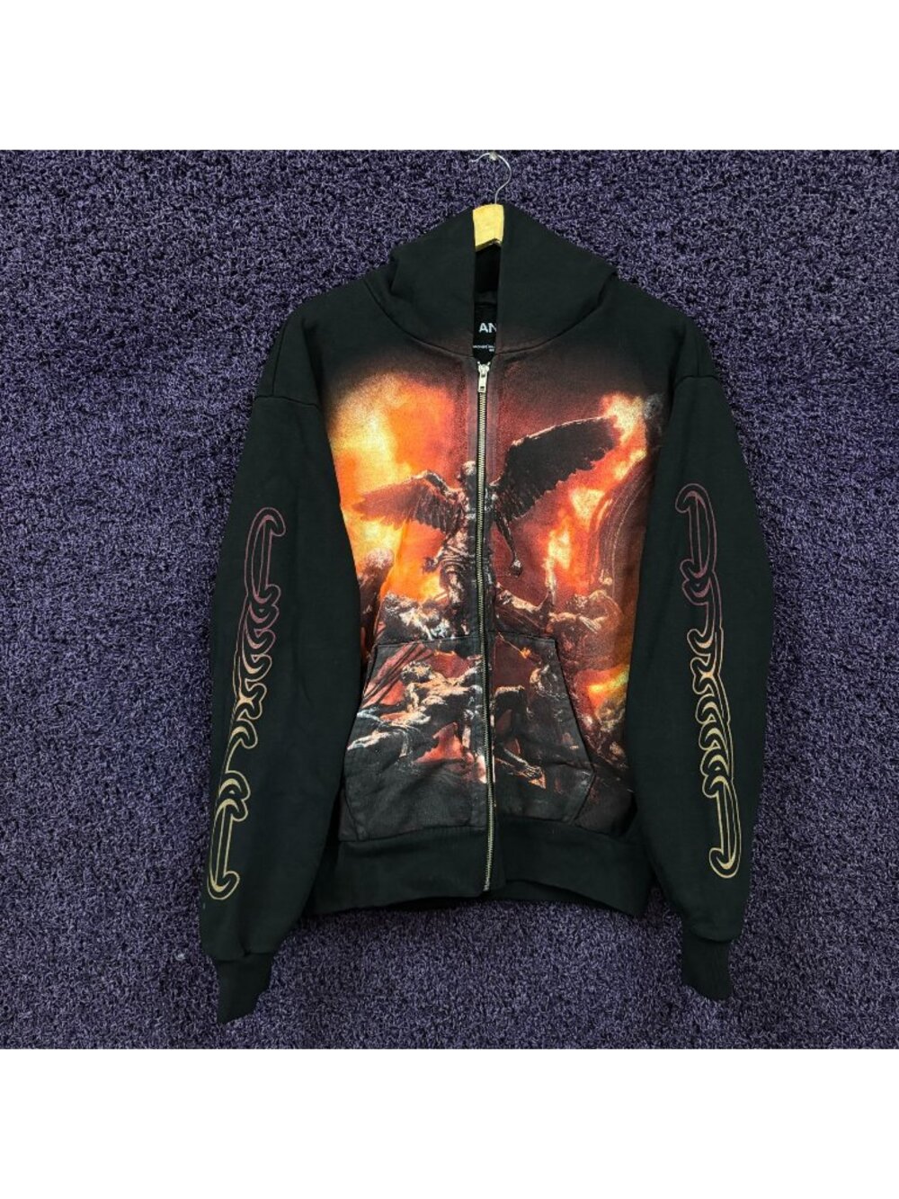 Anyma Inferno Zip-Up Hoodie Size Small